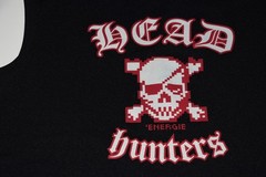 VTG 90s ENERGIE HEAD HUNTERS SKULL SLEEVELESS T-SHIRT TANK TEE M/Slim ITALY Y2K