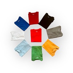 UNI TEE Mens Short Sleeves 8OZ Heavy Weight 100% Cotton S-3XL CREW Neck T-Shirt