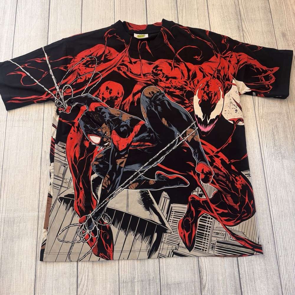 Chronic Images Carnage Reigns Spider-Man Miles Morales Carnage Shirt XL