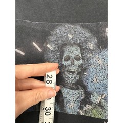 Maybe Today NYC Shirt Mens Large Black Skull Art Graphic Tee Streetwear Cotton