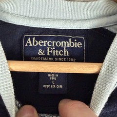 Vintage Abercrombie & Fitch Mens Large Jersey T-shirt Nationals 42 Athletic