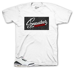 Shirt To Match Jordan 3 Cement Grey AJ3 – Sneaker Threads Box Sneaker Tee