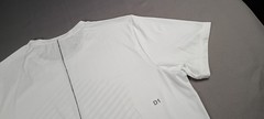 Asics White T Shirt Men Size XL SD Graphic SS Top Running Casual Reflective D1