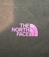 The North Face Mens Short Sleeve purple Graphic Winter Mountain print. Sz xs