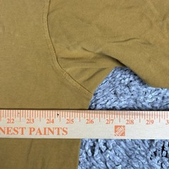 FEELS SO GOOD BRAND T-Shirt Men’s XL Brown Blank Short Sleeve Austin TX Stretch