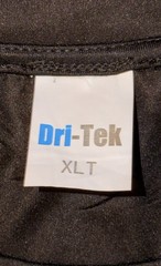 New Dri-Tek Mens Short Sleeve Big Tall Peformance Workout T-Shirt XLT
