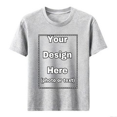 Custom Adult T-Shirt – Front & Back Print with Your Image – Personalized Design