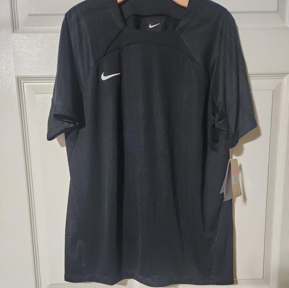 Nike Dri-Fit Football Soccer Jersey Men’s Size Large Black DR0890-657 NWT