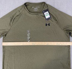 Under Armour The Tech Tee 2.0 Shirt Mens L Army Green Military Color Running NWT