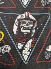 Death Wish Coffee Co Men’s L Button Down Shirt All Over Print Skull Graphic