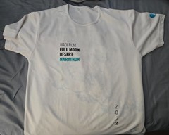 3x Large Jordan Marathon Shirts, Amman / Red Sea / Wadi Rum Used, Acceptable…