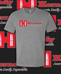 Hornady Guns Firearms Main Logo T Shirt Adult & Youth sizes Fast Ship!