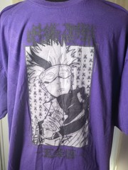 Sadfamx Jujutsu Kaisen Satoru Gojo Anime Short Sleeve T Shirt Purple Men’s XXL