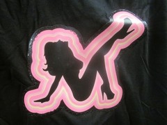 Sexy Girl LED Panel Light Up T Shirt Sound Activated DJ Party Rave Size S