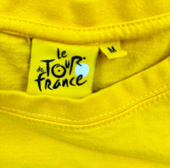 New Le Tour De France T-Shirt M Gold Biking Cycling Lance Armstrong Y2K Vintage