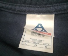 United States Air Force T Shirt Vintage Flexing Bald Eagle Blue Size L See Photo