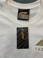 F1 The Movie APX GP White Gold T-Shirt Size L Formula 1 Racing Brand New NWT