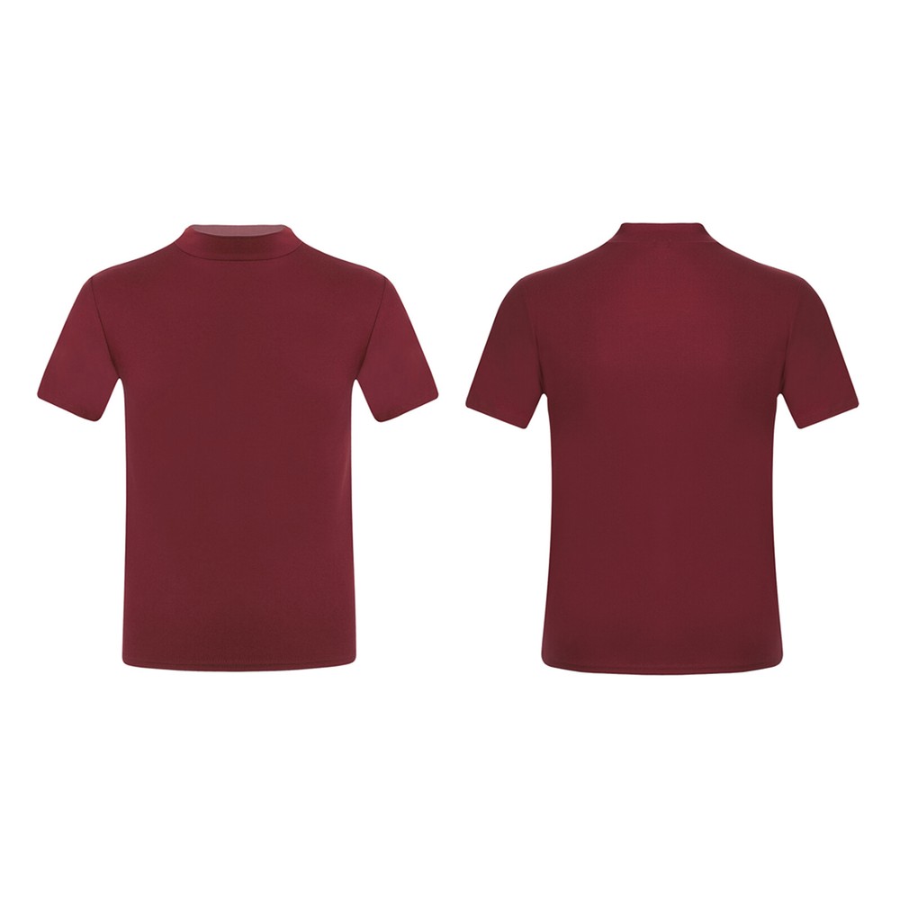 Mens Mock Neck Short Sleeve T-shirt Half Turtleneck Casual Undershirt Streetwear