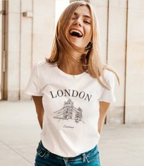 London T-Shirt, England Shirt, London Bridge, Travel London, Gift – SIZE L