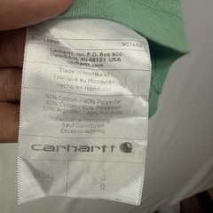 Carhartt T-Shirt Men’s L Loose Fit Green Short Sleeve Pocket Tee Workwear