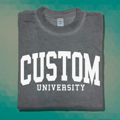 Custom University Font Shirt College Text Gift For favorite Varsity Brand Tee