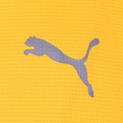 PUMA Run Favorite Singlet Crew Neck Athletic Tank Top Mens Yellow Casual Athlet