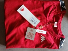 KAPPA t shirt size xl col. red mod.303UV10 222 BAND COEN SLIM euro 35.00