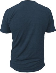 GYM LIFE® ICON Mens Athletic T-Shirt Workout Exercise Fitness Shirts, Navy Blue