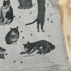 Vintage 90s Cats AOP Double Sided Graphic T-Shirt Fits XL Single Stitch Kitty
