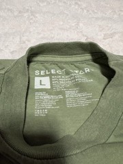Select Start Respect Earth Graphic Print Crew Neck Men’s Green T-Shirt L