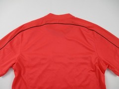 Adidas Shirt Mens Medium Orange Climacool Athletic Short Sleeve Stretch