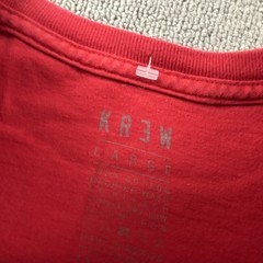 Krew Shirt Adult Large Red Short Sleeve Casual Streetwear Men’s