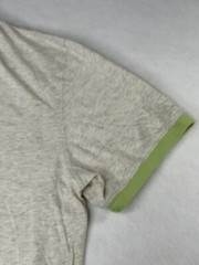 Express Heather Light Green W/Contrasting Trim T-Shirt Mens M SS Crew Neck