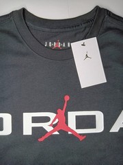 Nike Air Jordan Black Shirt Jumpman Logo Size Medium Brand New