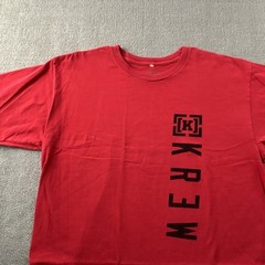 Krew Shirt Adult Large Red Short Sleeve Casual Streetwear Men’s