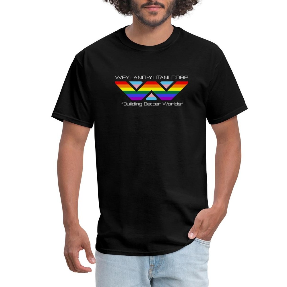 Weyland Yutani Corp Logo Gay Pride Men’s T-Shirt