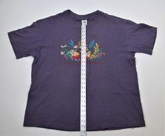 Vintage Alice In Wonderland Disney Store T-shirt X-Large XL Purple Embroidered