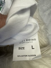 First Row Lemonade T Shirt All Over Graphic Size Large White Art Rare New