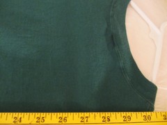 Vintage Russell Athletic Blank Green T Shirt Tag Size XL Made in USA