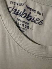Chubbies Men’s Long Sleeve Crew Neck Pocket Graphic Tee Light Blue XL