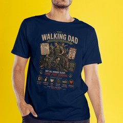 The Walking Dad Surviving Fatherhood Mens T-Shirt Zombie Parody Gift For Him