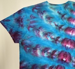 Handmade Ice Tie Dye Adult T-Shirt Unisex Size XL Multicolored Gildan Tee NEW