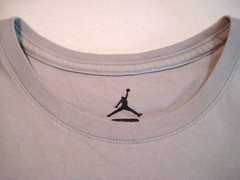 EUC- Nike Michael Jordan Jumpman S/S Gray Legacy Tinker Story Tee- Size Medium