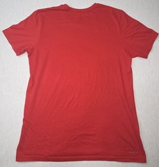 Adidas Performance Tee Red Short Sleeve T-Shirt Cotton/Polyester Size L
