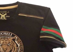 Men’s Bucheli T Shirt,Italian Style,Cotton,Slim Fit,Stretch M…..A4.M