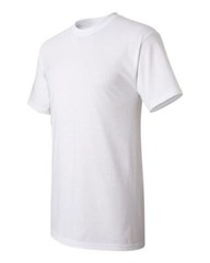 Gildan Ultra Cotton Short Sleeve Crew Neck T-Shirt Men’s S M L XL 2XL White Tee