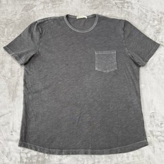 Marine Layer Heavy Slub Pocket Tee Mens Small Forged Iron Gray $64 New NWOT