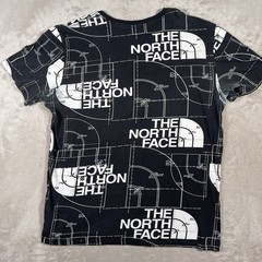 The North Face All Over Graphic Injection Print T-Shirt Men’s L Black Fading