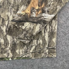 Magellan Mossy Oak Shirt Mens Large Brown Camo Long Sleeve Hunting Outdoors