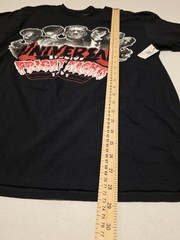 1991 Universal Studios Fright Nights Horror T Shirt Black Size M. With Tag